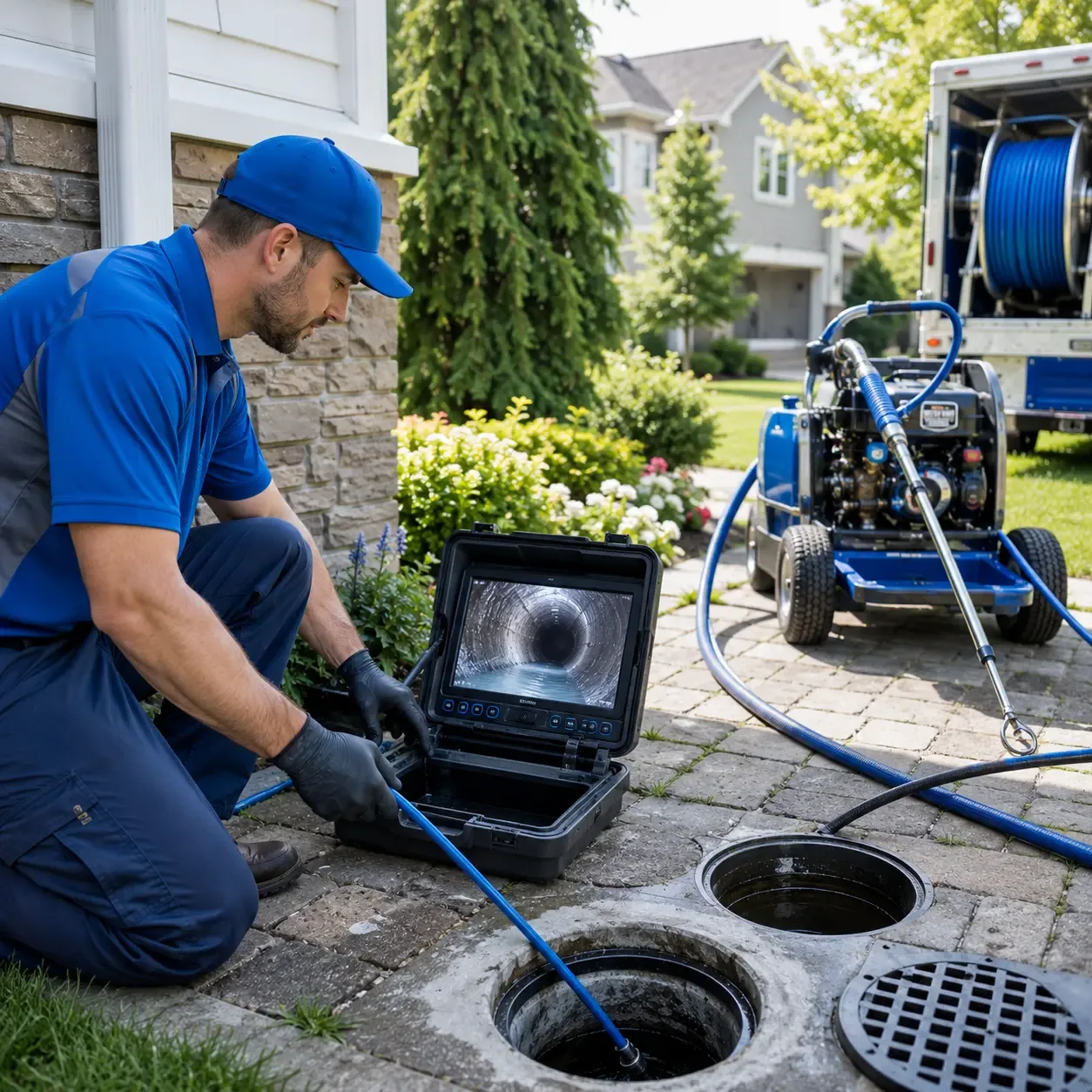 Outdoor drain cleaning professionals serving Sunset, LA